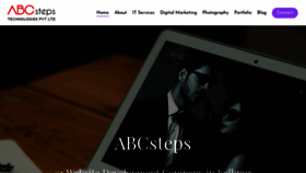 What Abcsteps.com website looked like in 2021 (2 years ago)
