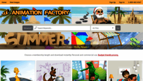 What Animationfactory.com website looked like in 2021 (2 years ago)