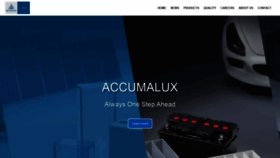 What Accumalux.com website looked like in 2021 (4 years ago)