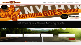 What Agmoving.com website looked like in 2021 (2 years ago)
