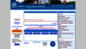 What Annauniv.edu website looked like in 2021 (2 years ago)
