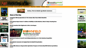 What Agrimarketing.com website looked like in 2021 (2 years ago)