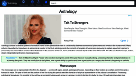 What Astrologyk.com website looked like in 2021 (2 years ago)