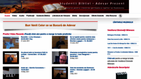 What Adevarprezent.org website looked like in 2021 (2 years ago)