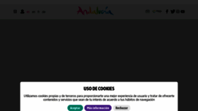 What Andalucia.org website looked like in 2021 (2 years ago)