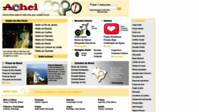 What Achei.com.br website looked like in 2021 (2 years ago)
