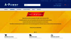 What A-power.com website looked like in 2021 (2 years ago)
