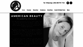 What Americanbeauty.ie website looked like in 2021 (2 years ago)
