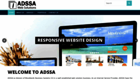What Adssa.co.za website looked like in 2021 (2 years ago)
