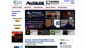 What Autoline.tv website looked like in 2021 (2 years ago)
