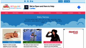 What Alternativebabynames.com website looked like in 2021 (2 years ago)
