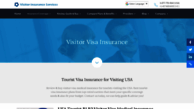 What Americanvisainsurance.com website looked like in 2021 (2 years ago)
