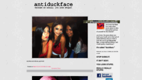 What Antiduckface.com website looked like in 2021 (2 years ago)