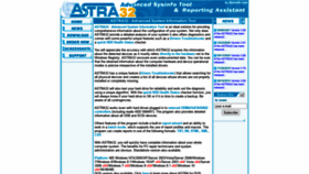 What Astra32.com website looked like in 2021 (2 years ago)