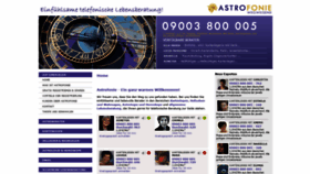 What Astrofonie.de website looked like in 2021 (2 years ago)