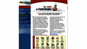 What Astromanie.com website looked like in 2021 (2 years ago)