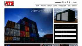 What Atscontainers.com website looked like in 2021 (2 years ago)