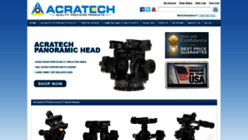 What Acratech.net website looked like in 2021 (2 years ago)