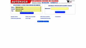 What Autoxuga.net website looked like in 2021 (5 years ago)