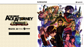 What Ace-attorney.com website looked like in 2021 (2 years ago)