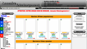 What Annuaire-telechargement.cc website looked like in 2021 (2 years ago)