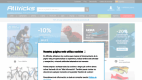 What Alltricks.es website looked like in 2021 (4 years ago)