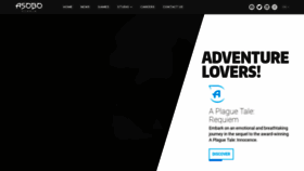 What Asobostudio.com website looked like in 2021 (4 years ago)
