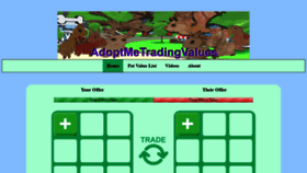 What Adoptmetradingvalues.com website looked like in 2021 (4 years ago)