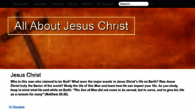 What Allaboutjesuschrist.org website looked like in 2021 (2 years ago)