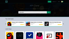 What Apkzone.net website looked like in 2021 (2 years ago)