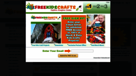 What Allfreekidscrafts.com website looked like in 2021 (2 years ago)