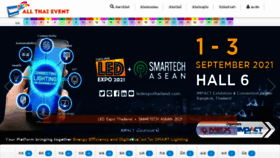 What Allthaievent.com website looked like in 2021 (2 years ago)