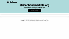 What Africanbondmarkets.org website looked like in 2021 (2 years ago)
