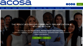 What Acosa.org website looked like in 2021 (2 years ago)