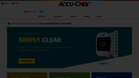 What Accu-chek.co.uk website looked like in 2021 (2 years ago)