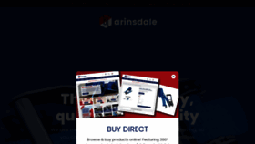 What Arinsdale.com website looked like in 2021 (2 years ago)
