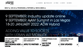 What Amsterdamdroneweek.com website looked like in 2021 (2 years ago)