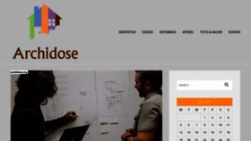 What Archidose.org website looked like in 2021 (2 years ago)