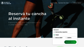 What Alquilatucancha.com website looked like in 2021 (2 years ago)