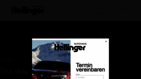 What Autohaus-hellinger.de website looked like in 2021 (2 years ago)