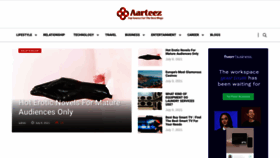 What Aarteez.com website looked like in 2021 (2 years ago)