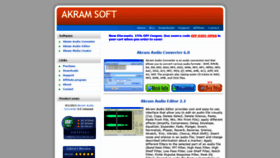 What Akramsoft.net website looked like in 2021 (2 years ago)
