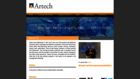 What Artech.com.hk website looked like in 2021 (2 years ago)