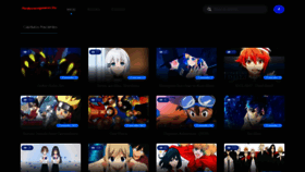 What Animespace.tv website looked like in 2021 (2 years ago)