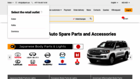 What Allparts.ae website looked like in 2021 (2 years ago)