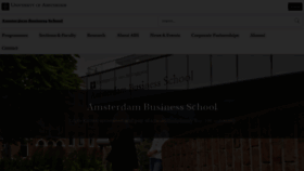 What Abs.uva.nl website looked like in 2021 (2 years ago)
