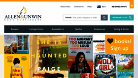 What Allenandunwin.com website looked like in 2021 (4 years ago)