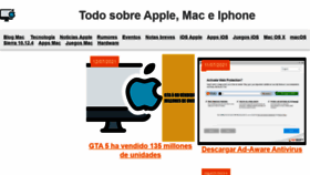 What Applesana.es website looked like in 2021 (2 years ago)