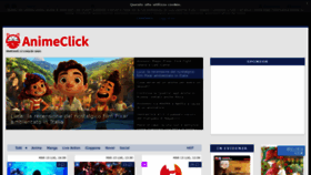 What Animeclick.it website looked like in 2021 (2 years ago)