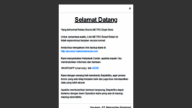 What Access.metroindonesia.com website looked like in 2021 (2 years ago)